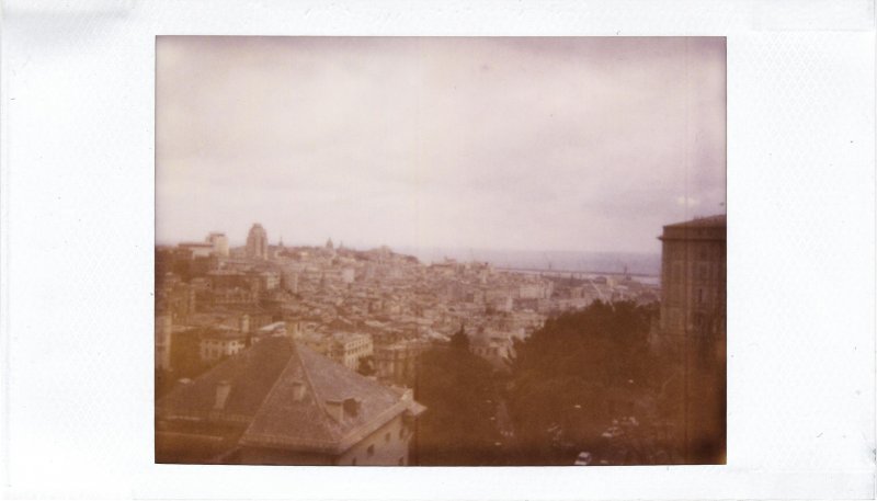 The City - Polaroid 500 film in Joycam: Genova